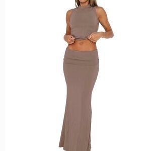 Pull & bear Two-Piece Knit skirt set